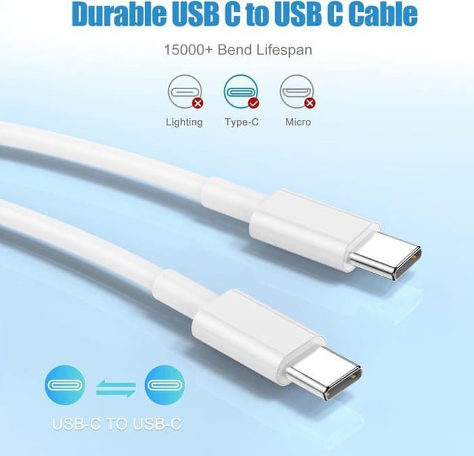 Chargeur Rapide - Apple - iPhone 16 - 20W - USB-C - Câble 2m