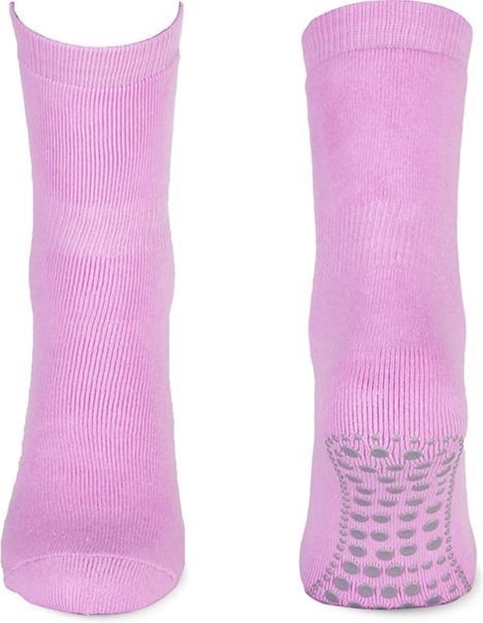 Antislip kindersokken van katoen – Light rose – 18-19