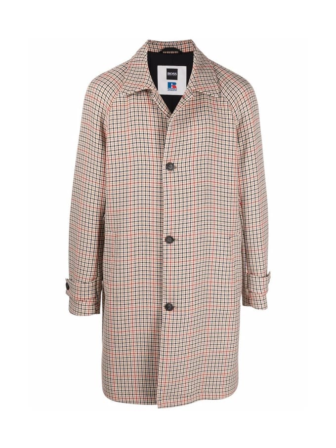 BOSS x Russell Athletic Dejam Houndstooth Jas