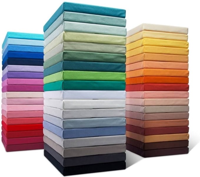 Hoeslaken Jersey Plus 140x200/220 Zand 50cm dik hoekhoogte