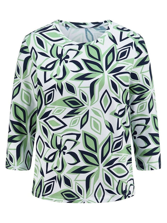 Shirt ronde hals Van Peter Hahn multicolour