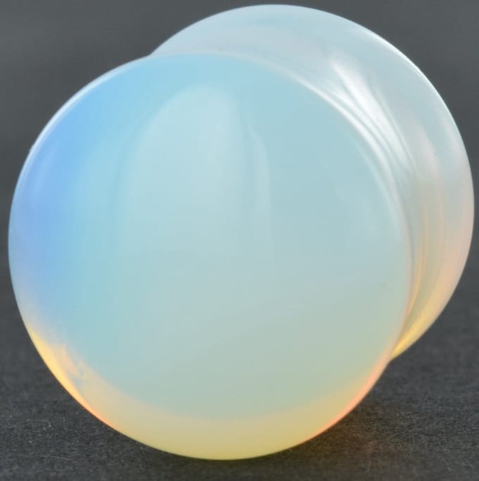 Double Flared Opalite Plug - 22 mm ©LMPiercings