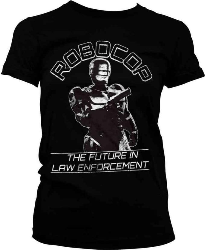 Robocop Dames Tshirt -2XL- The Future In Law Enforcement Zwart
