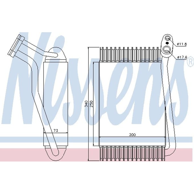Verdamper, airconditioning NISSENS 92143