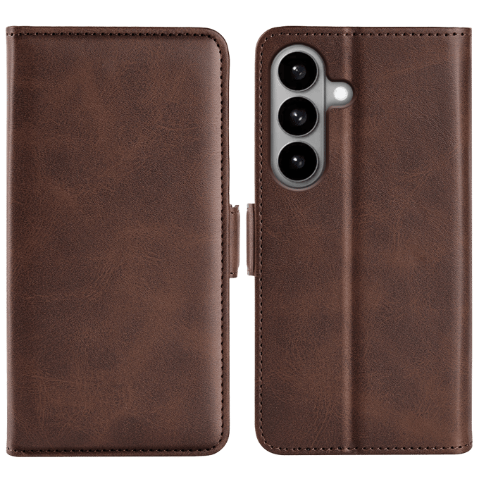 Comfycase Samsung S26 Bookcase Hoesje Bruin