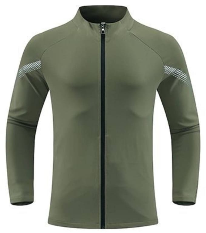 YOUTHUP Heren sportjack hardloopjack - Zweetafvoerend en ademend - S