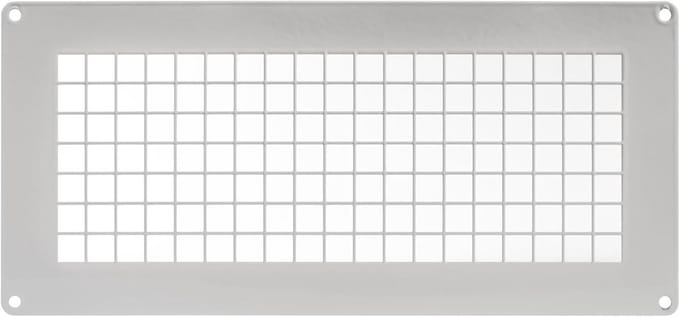 Galvanized Steel Rectangular Crawling Grid 250 x 120 mm - Ventilation Grille for Air Supply and Exhaust Protection