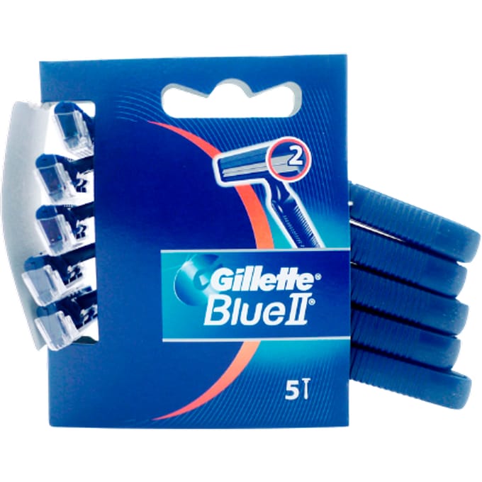 Gillette Blue II Scheermesjes - 5 stuks