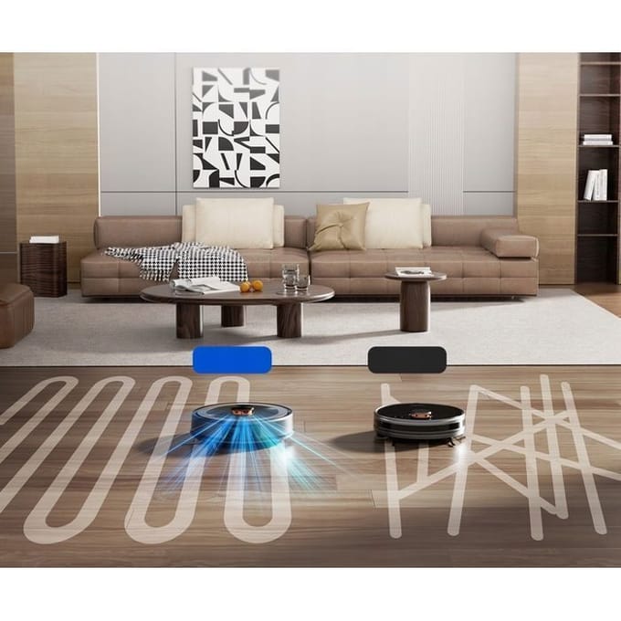 Aspirateur robot - TEENDOW - D10S Plus - 3200 mAh - 5000 Pa - Compatible application de contrôle