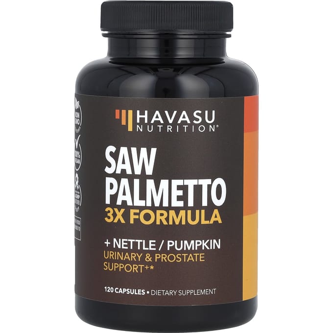 Havasu Nutrition, Saw Palmetto, formule 3x, 120 gélules