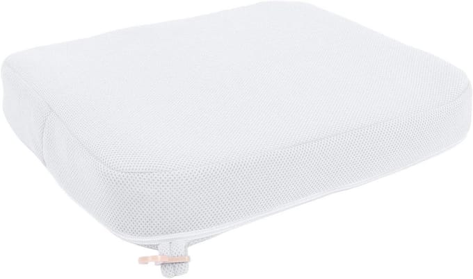 Badzitkussen - Douchekussen Zitting - Comfortabel Douchen - Ademend Sneldrogend - 41x33cm - Wit