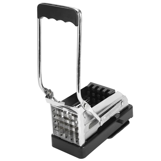 Multifunctionele Friet Snijder Groentesnijder Aardappelchips Snijmachine voor Keukenaccessoires gray