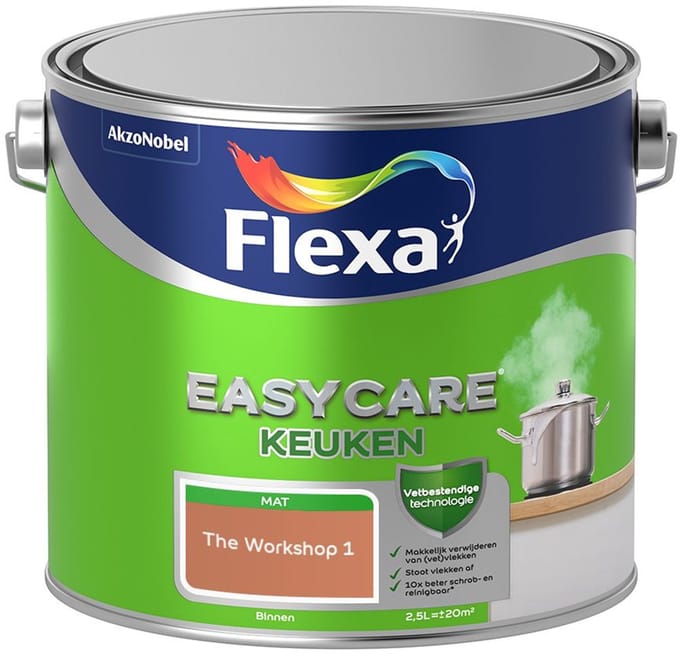 Flexa - Easycare Keuken - The Workshop 1 - Mengverf - 2,5 L