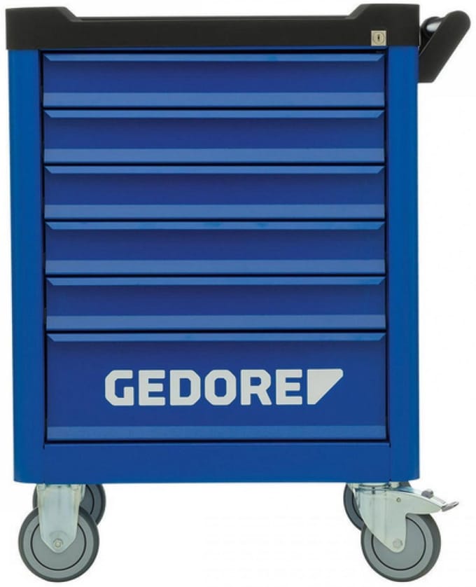 Gedore - gereedschapswagen - leeg - 6 lades - 3100707