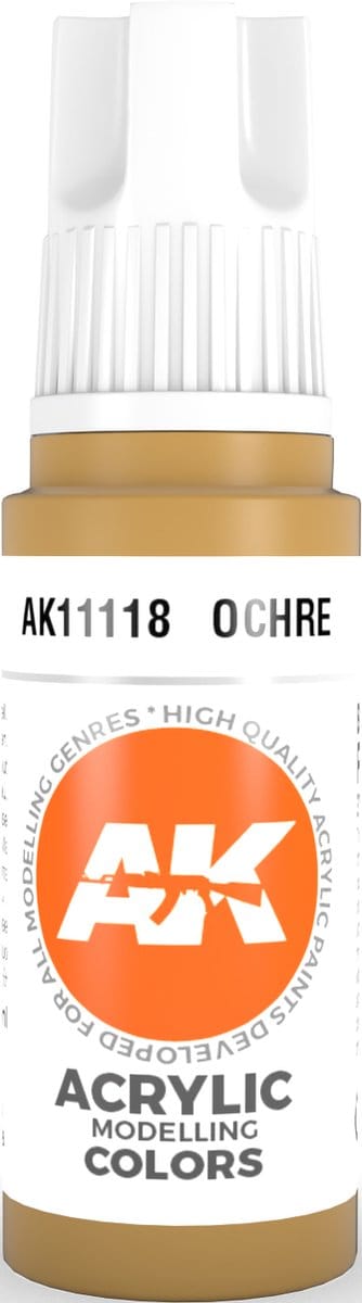 Ocher Acrylic Modelling Color - 17ml - AK-11118