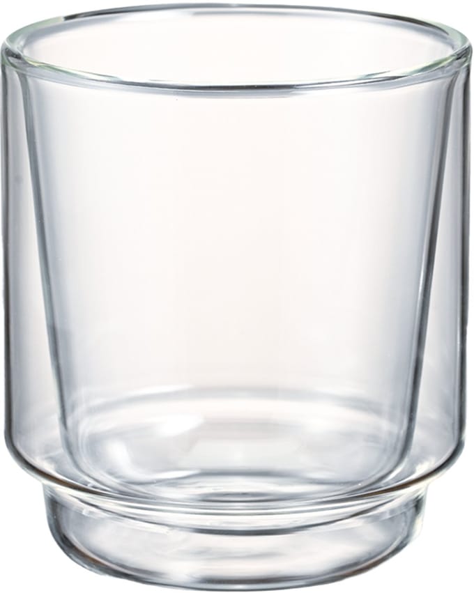 HARIO Double-Walled Matcha Cup - 370mL - Dubbelwandige Matchakop - Hittebestendig Glas - Transparant