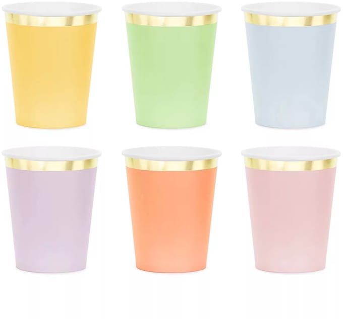 6 Mix it papieren bekers 220ml
