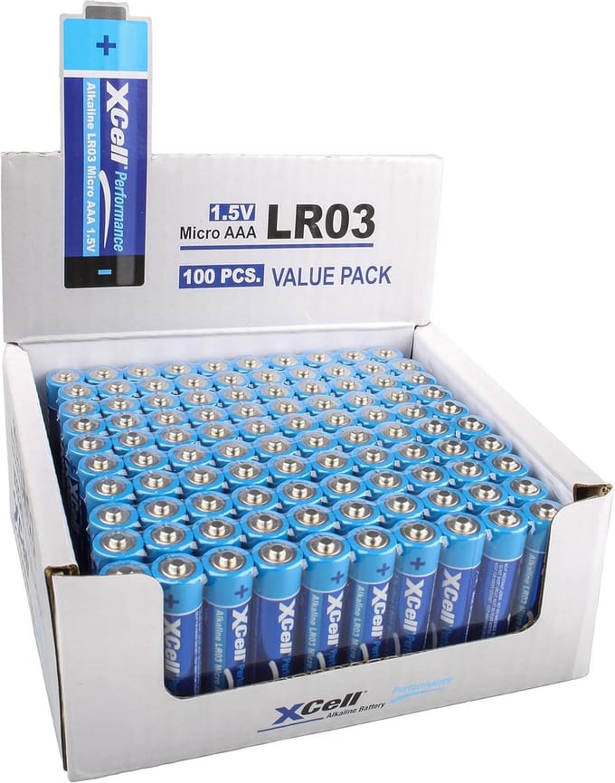 Batterijen Alkaline - Micro AAA - Apparaten Voeden - Lekvrije Prestaties - 100 Stuks