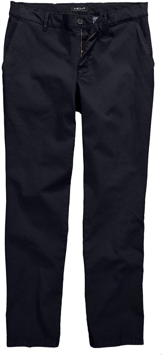 Men Plus - Heren - Chino Buik-Fit Regular Fit - Navy blauw - Maat 56