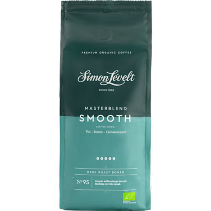 Smooth koffiebonen biologisch