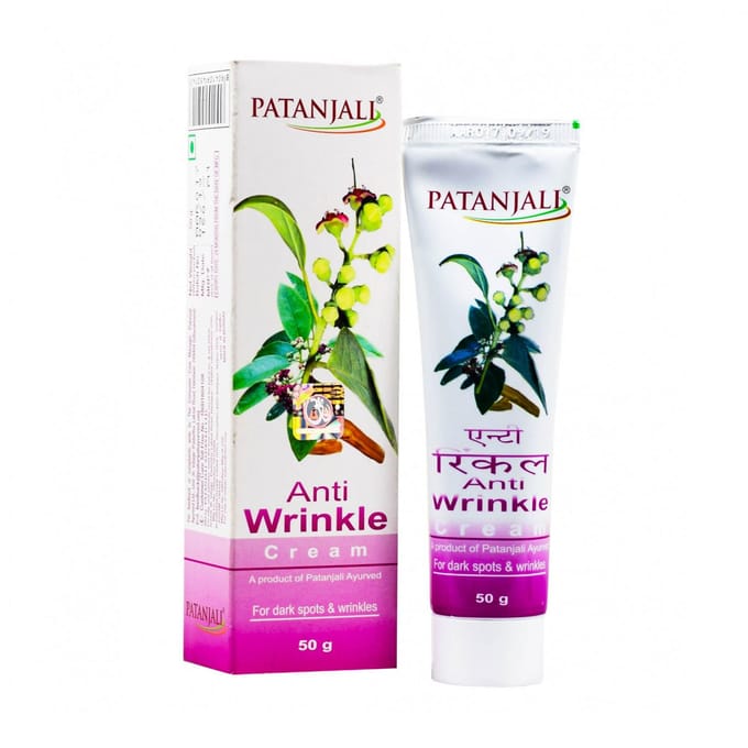 Crème anti-rides (50 grammes), Crème Anti Rides Patanjali 8.6625 white