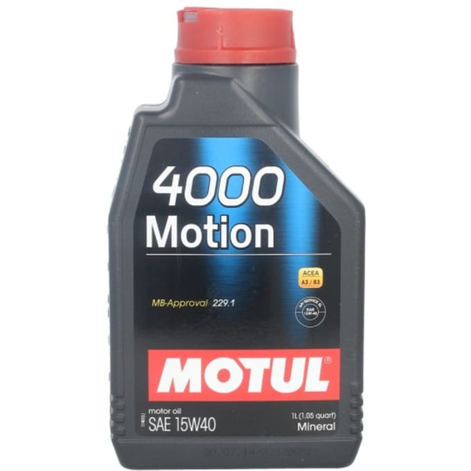 Motorolie MOTUL 14300 4000 Motion 15W40 1L