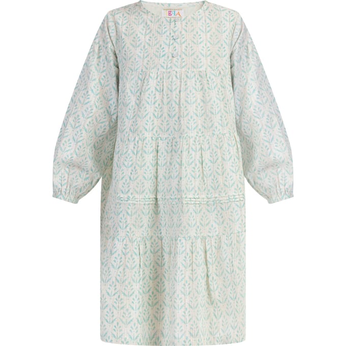 IZIA Zomerjurk Meisje turkoois