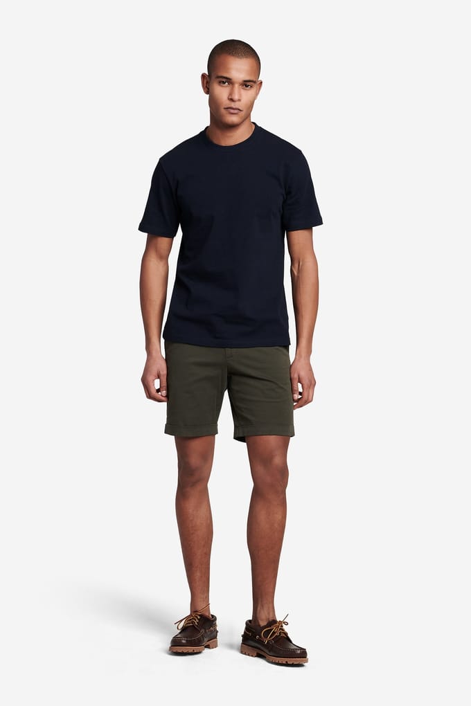 No Label Byron Cotton-stretch Army Größe: 46 | Kurze Sporthosen Outlet | Herren | Grün