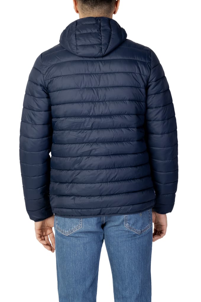 Aquascutum London Logo Navy Blue Active Hoodie Jacket