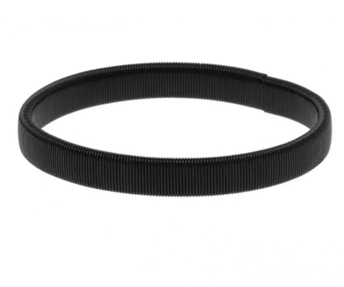Armband-Grote maat-Zwart-Stretch - Charme Bijoux