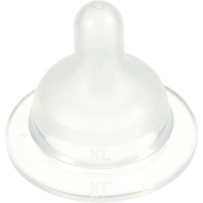 Difrax Flessenspeen Papspeen Wide/Breed - Maat XL - 1 stuk