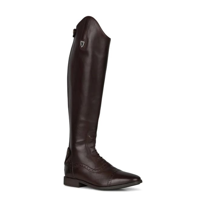 Horze Winslow Echt Leder Rijlaarzen, Dark Brown, 40 Normal