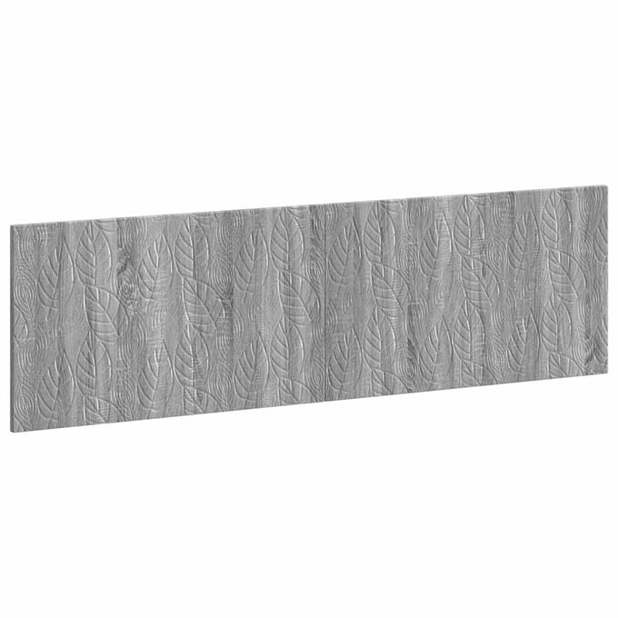 vidaXL - Wandgemonteerd - Hoofdbord - DELFT - Grijs - Sonoma - Bewerkt - hout