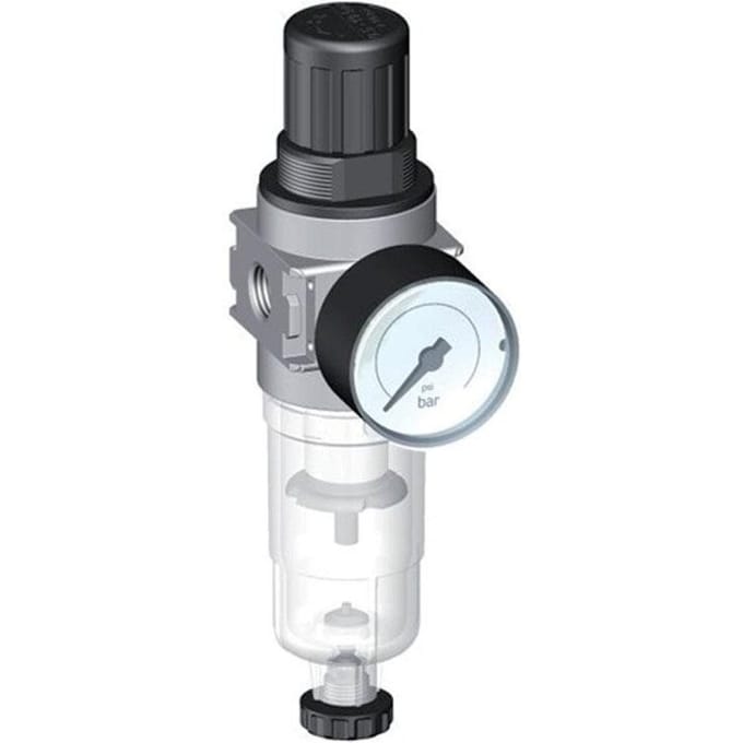 Filter-Regelaar G1/4'' 1450l/min 0,5-10,0bar/7-145psi 40 mm Manometer Multifix 0