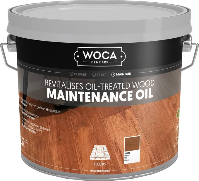 Woca Onderhoudsolie Wit - 2.5 liter