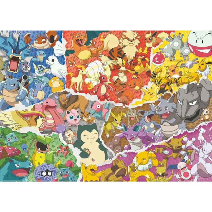Puzzel van 1000 stukjes Ravensburger Pokemon