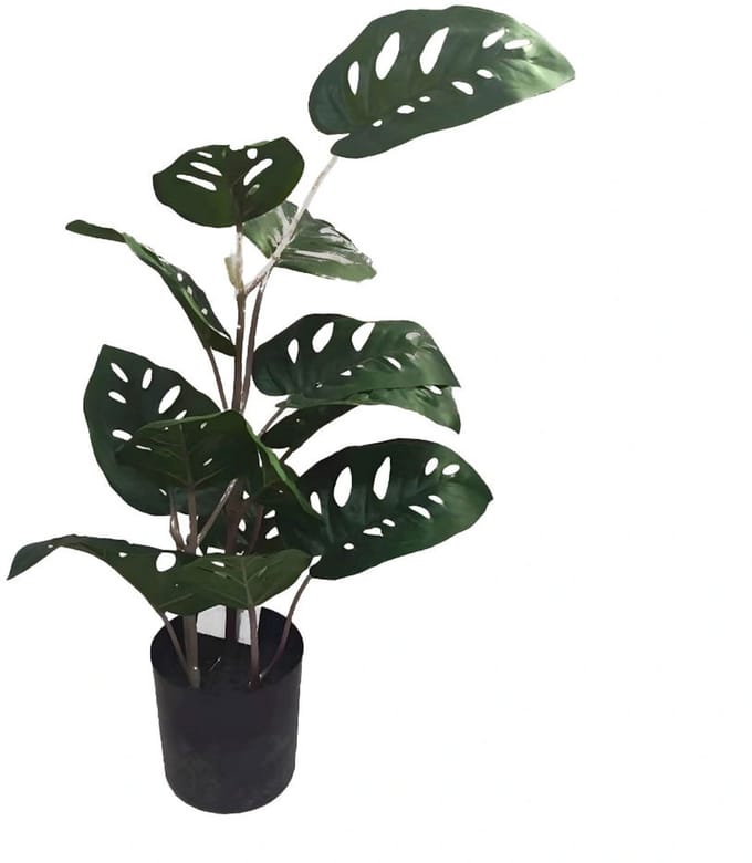 Monstera monkey mask 47 cm kunstplant Buitengewoon de Boet