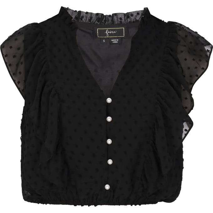 Faina Blouse Dames zwart