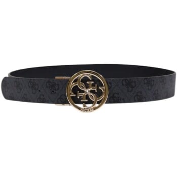 Guess Noelle Verstelbare en Omkeerbare Dames Broekriem - Coal Logo - Maat S