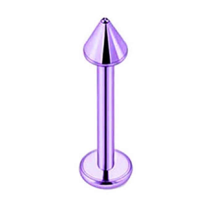 Paars Spike - Tragus / Helix / Labret Piercing