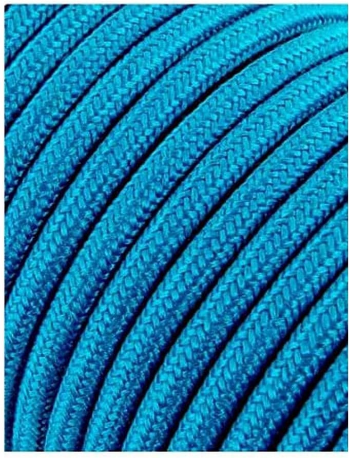 Kabel EDM C68 2 x 0,75 mm Licht Blauw Textiel 5 m