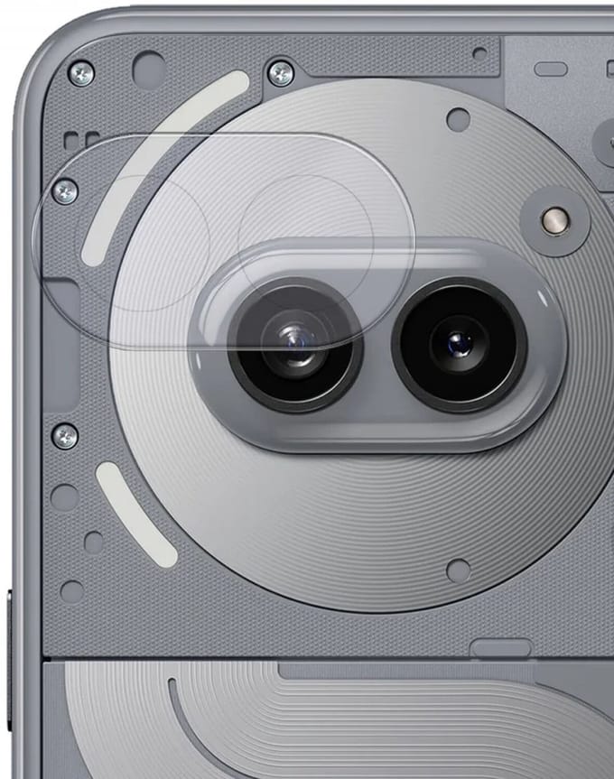 Rosso Camera Protector Geschikt voor Nothing Phone (2a) Plus | Camera Lens Bescherming | Case Friendly | Ultra Dun Glas | Transparant