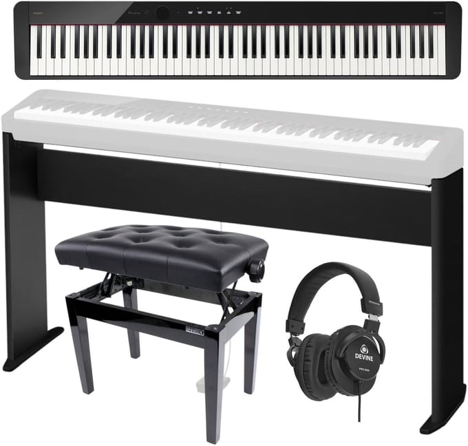 Casio Privia PX-S1100 BK Piano starterset Deluxe