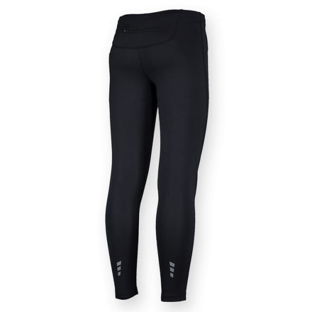 Rogelli Core Heren Lange Hardloopbroek - Achterzak met Rits - Zwart