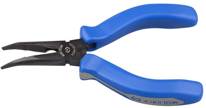 Mini Universele Tang, 130mm, gebogen Neus, Draadknipper