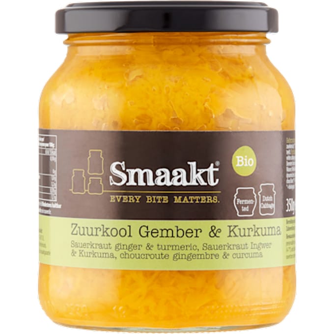 Zuurkool & gember/kurkuma bio