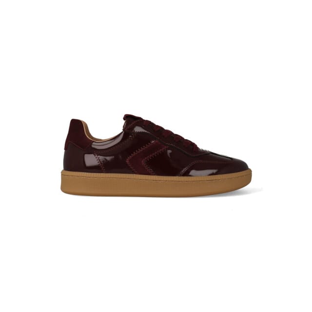DWRS Label Sneakers salta verniz / bruin