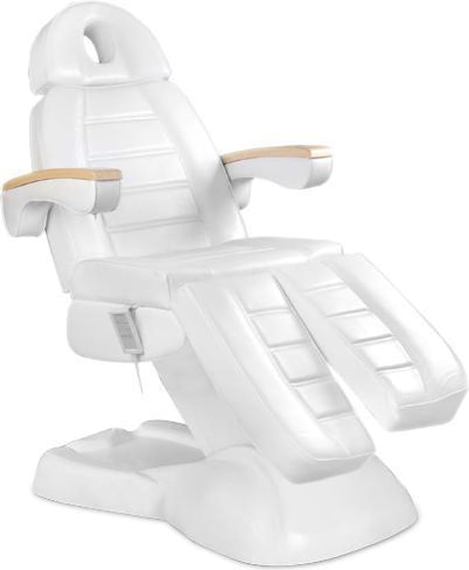 Elektrische behandelstoel Pedicurestoel Wit - Professioneel gebruik