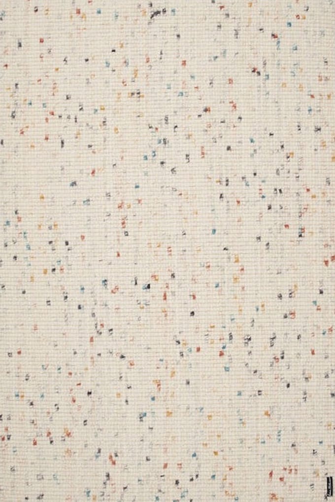 DÉJA Living Vloerkleed 300x400cm - Laagpolig Wit Multi Wol - Bela