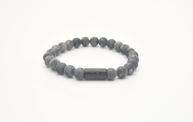 Josh-9313-Armband-Mat grijs-Heren-22,5cm